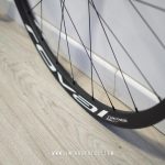 Matte white graphics with carbon grey background - Roval Control SL Carbon 2021