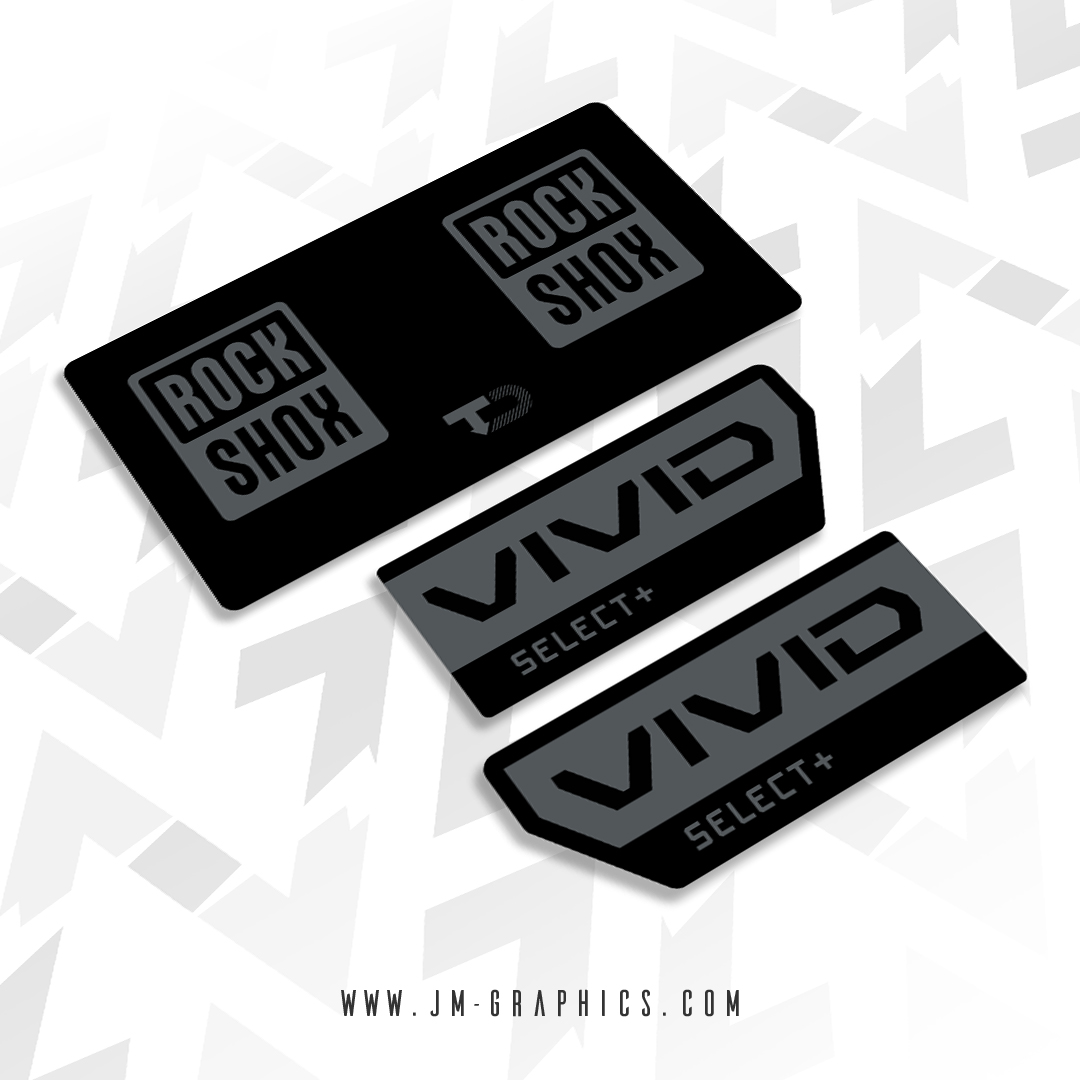 Personnalisation Suspension Vélo Autocollants Amortisseur ROCKSHOX SUPER DELAY - 2020-2024 - Stickers VTT Fluorescents Autocollants Protection Fourche