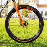 DT Swiss XRC 1200 Spline 30mm 2020 - Matte bright orange graphics with carbon grey background