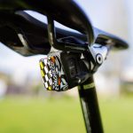 Sram eTap, AXS Battery 2016 - Custom gloss white and orange graphics with black background