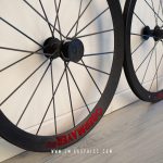 Lightweight Obermayer EVO 2022 - Printed gloss chrome red graphics with carbon grey background